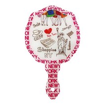 미니손거울 아크릴 휴대용 안전 손거울, 17, 1개입