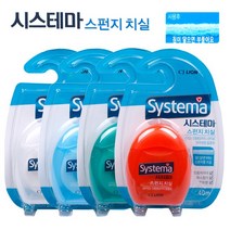 시스테마 스펀지 치실 색상랜덤발송, 1세트, 4개입