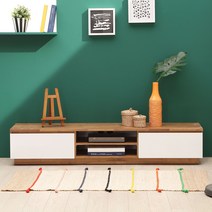 방친구 라떼&카푸치노 1800&1500&1200 거실장, 01_라떼 6자 거실장 오픈 멀바우+화이트is