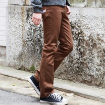 탑스웨이크 백포켓체크 기모 면바지 블랙 브라운 2컬러 1308