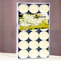천일양초 무배 36P 티라이트 다중색(8개향중 1택), 자스민
