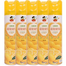산도깨비 공기청향제 레몬향 방향제, 5개, 300ml