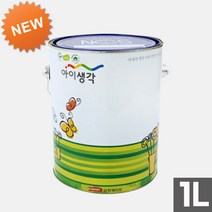[삼화페인트] 아이생각 수성내부프로 친환경페인트 - 1L 무광, 0001A