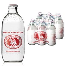 싱하 소다워터 태국 탄산수 325ml, 12개