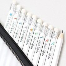 두루디자인 공룡친구들 밀크 네임연필, 10p