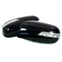 그랜져TG 08년이후 - 1WAY 카비 LED 사이드미러 백미러 커버, 블랙다이아몬드 AA, 1개