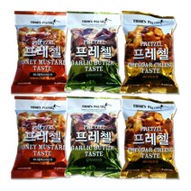 프레첼 3종 각2개씩 세트(85g*6개)[수입과자 프레즐 크래커 오예스], 1세트, 85g