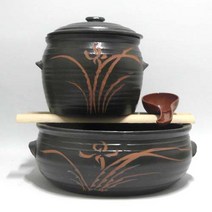 우리도예 홍옹기난문 콩나물시루 (9~10인용) 가정용, 1set