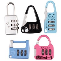 [우편무료배송] 미니자물쇠 비밀번호자물쇠, 미니자물쇠/베이직긴형(랜덤발송)