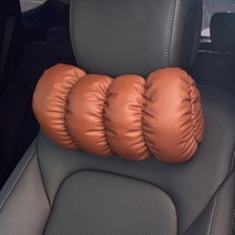 평화자동차 리무진 멀티쿠션 빵빵이 목쿠션 브라운, 블랙1개
