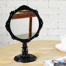 데코하우스 블랙로즈 원형거울 JW-605 탁상거울