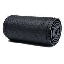 다다365 대형트럭 버스 핸들커버 50cm, 01.유공타입(실박음질) 블랙- 검정실