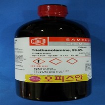 오피스안&컴사이언스 트리에탄올아민 Triethanolamine 99%(EP) 500g 1Kg 시약, 1000ml