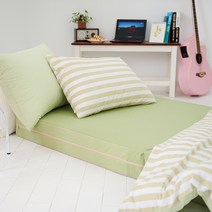 더블샵 순면 2단 접이식매트리스, 그린