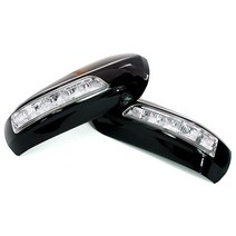 뉴SM5-SM7 - 2WAY 카비 LED 사이드미러커버 백미러커버, 뉴SM5임프레션 - 백진주색 BPE