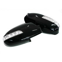 아반떼HD - 3WAY 카비 LED 사이드미러커버 백미러커버, 순백색 7F