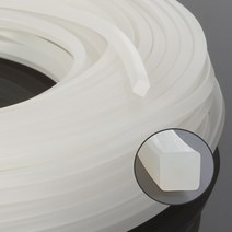 실리콘사각패킹 (가로2mm*세로5mm) - 10M(반투명)