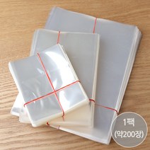 비즈아이 [9144-01]OPP포장비닐(비접착) 투명 [1묶음(200장)], 10*15cm