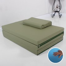 슬릭스 3단 접이식매트리스 싱글매트, 레자카키