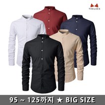 THELEES NKS762_차이나카라 헨리넥 코튼 긴팔 셔츠