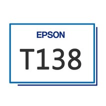 엡손 잉크 T138 TX320F 325F TX230W TX420W 435W 비정품잉크, 노랑 T1384, 1, 1개