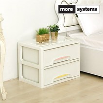 모아시스템즈 베이비 수납장 2단 일반2단 플라스틱서랍장