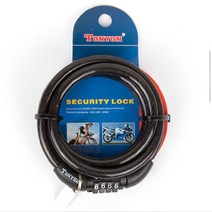 오시오 토니욘 TY532 자전거 잠금장치 자물쇠 4단 도난방지 추천 열쇠, 1개