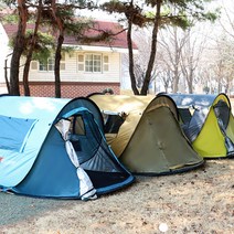 안나, 이지팝업텐트3-4인용, 그린