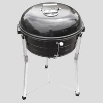 능산로스타 3033 원형법랑 훈제그릴 스탠드 대형 그릴