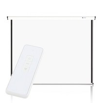 윤시네 전동스크린 80인치 100인치 120인치 노출형 자동 빔프로젝트 빔프로젝터 빔스크린, 04) 노출 자동스크린 무선리모콘타입 80인치