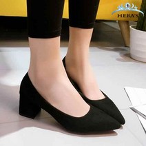 동자언니 티니 여성미들힐 구두