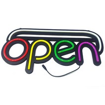 사인블루 LED 네온간판 오픈간판 LED미니간판 OPEN간판 LED간판, 01_LED 네온 OPEN 간판 A형
