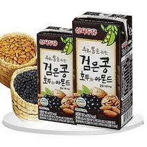 삼육두유 검은콩 호두와 아몬드, 190ml, 96개