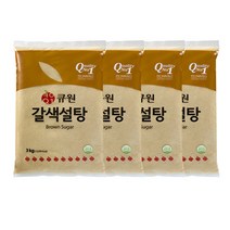 (큐원) 갈색설탕 3kg x 4개