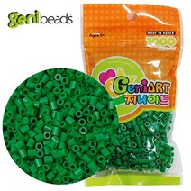지니비즈(GENIBEADS) 리필용 싱글비즈_지니비즈 1000비즈, 다크그린, 1개