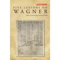 Five Lessons on Wagner Paperback, Verso