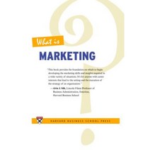 What Is Marketing? Hardcover, Harvard Business School Press