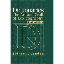 Dictionaries:The Art and Craft of Lexicography, Cambridge University Press
