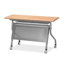 와이디 Y형 접이식 연수용 테이블 회의 책상, (타공가림)1200x600_파스텔(YW1107-6-PA)