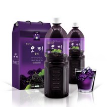 산들해 오디즙 원액 착즙100%, 2병, 1000ml