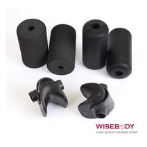 WISEBODY 꺼꾸리발걸이 싣업발걸이 우레탄 스폰지 꺼꾸리 지업 수동꺼꾸리 전동꺼꾸리, 원형우레탄1개