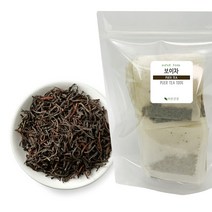 바른건강 PUER TEA 중국10대 명차 보이차 전통차 보이차 티백, 42g, 2개
