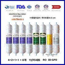 하이테크필터 코웨이 정수기 필터 CHPI-610R 대체필터 1년치