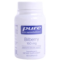 퓨어인캡슐레이션 빌베리 160mg 캡슐, 120개입, 1개