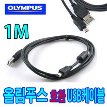 올림푸스 디카 호환 USB케이블 E-PL6 E-PM1 E-PM2 E-P5 E-P1 E-P2 E-P3 사진 동영상 전송 CB-USB6, 1개, 1m