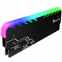 존스보 메모리 방열판 램 NC-1 블랙 화이트 RGB, 블랙색상