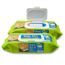 홈인더스트리 물걸레청소포 실속형 대형 30매, 1개