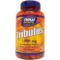 NOW FOOD 트리블러스 Tribulus 1000 mg 180정, 2병