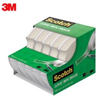 3M 스카치 오피스팩 CC1230-6 크리스탈테이프
