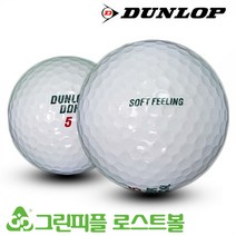 던롭 소프트필링 2피스 A+급 로스트볼 16개